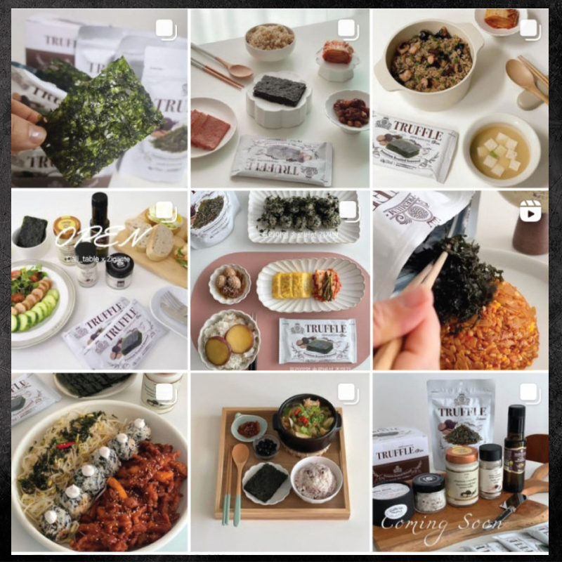 【10包×2箱】プレミアム高級韓国海苔/ トリュフ味/ 松露茸風味/ 味付け海苔 / 韓国のり