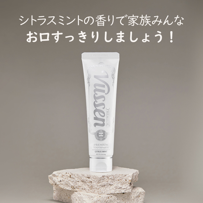 ビュッセン【120g×4個 】最安値 / 歯周病予防歯磨き粉 H シトラスミントの香り/公式純正品/ OSSTEM
