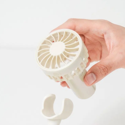 【ダイソ】オーロラ鉗子ミニハンディ扇風機