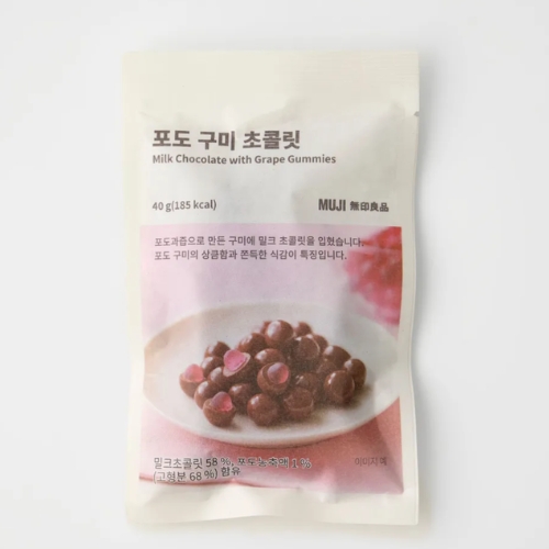 【無印良品】ぶどう欧米チョコレート