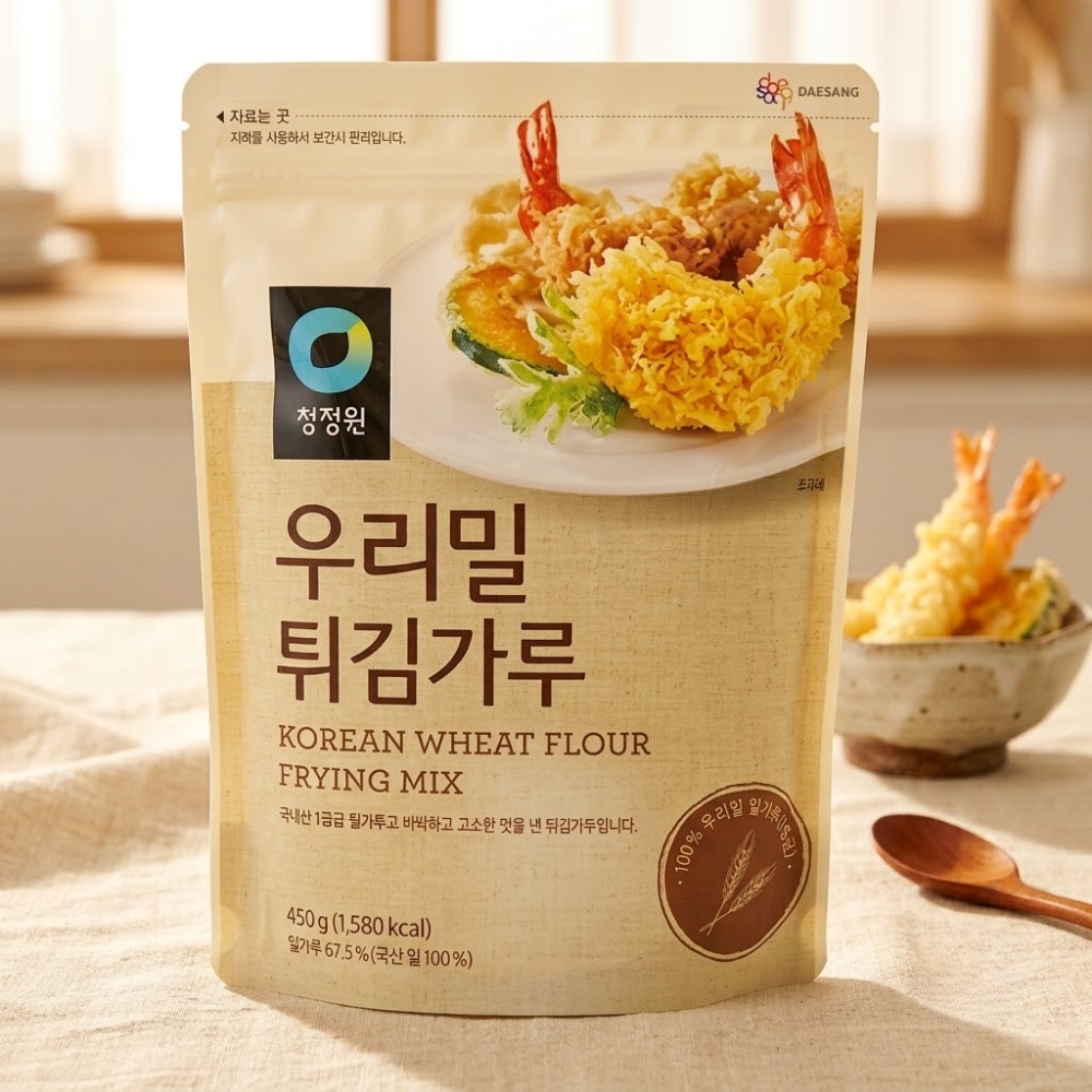 【清浄園】韓国産小麦 天ぷら粉 450g