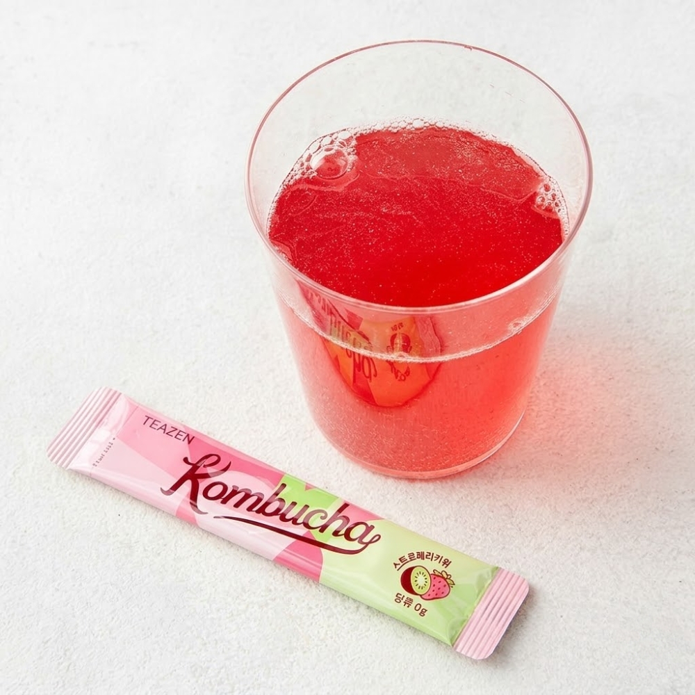 【TEAZEN】コンブチャ ストロベリーキウイ
