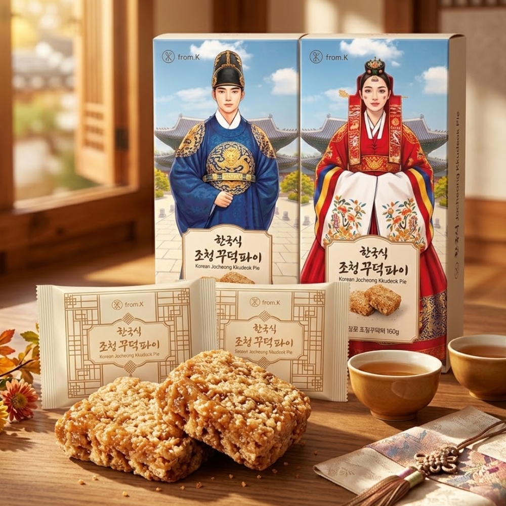 【from.K】韓国伝統 米水あめ濃厚パイ (王 / 王妃 限定パッケージ)
