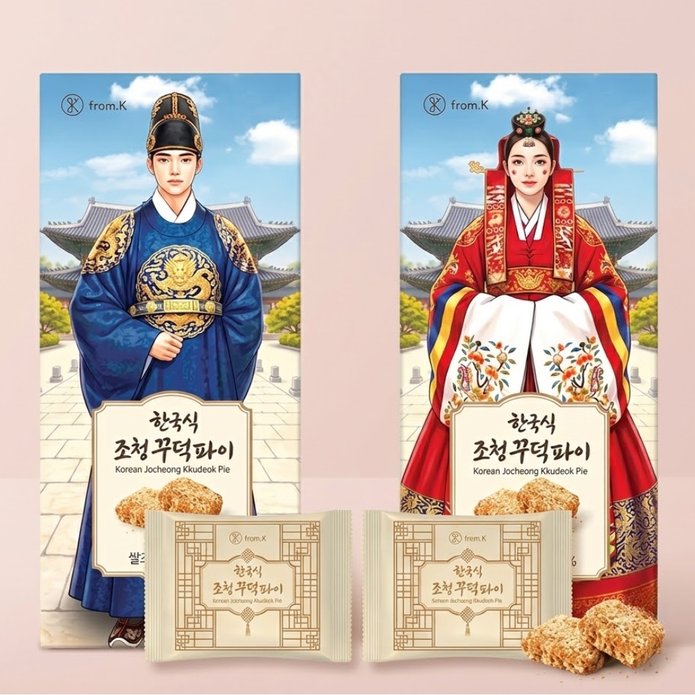 【from.K】韓国伝統 米水あめ濃厚パイ (王 / 王妃 限定パッケージ)