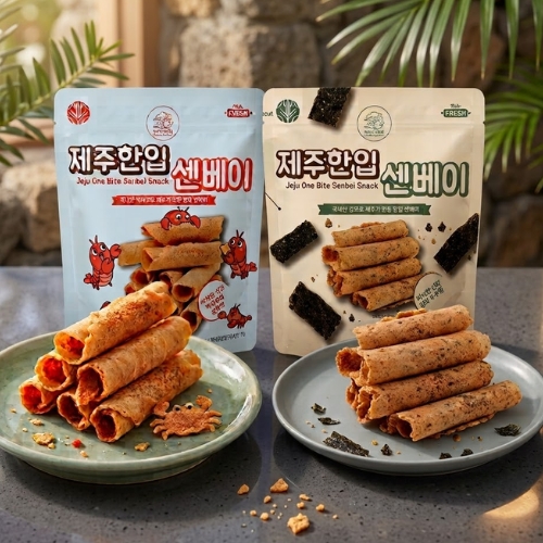 【当日出荷】済州ひとくちせんべい 35g×4袋セット
