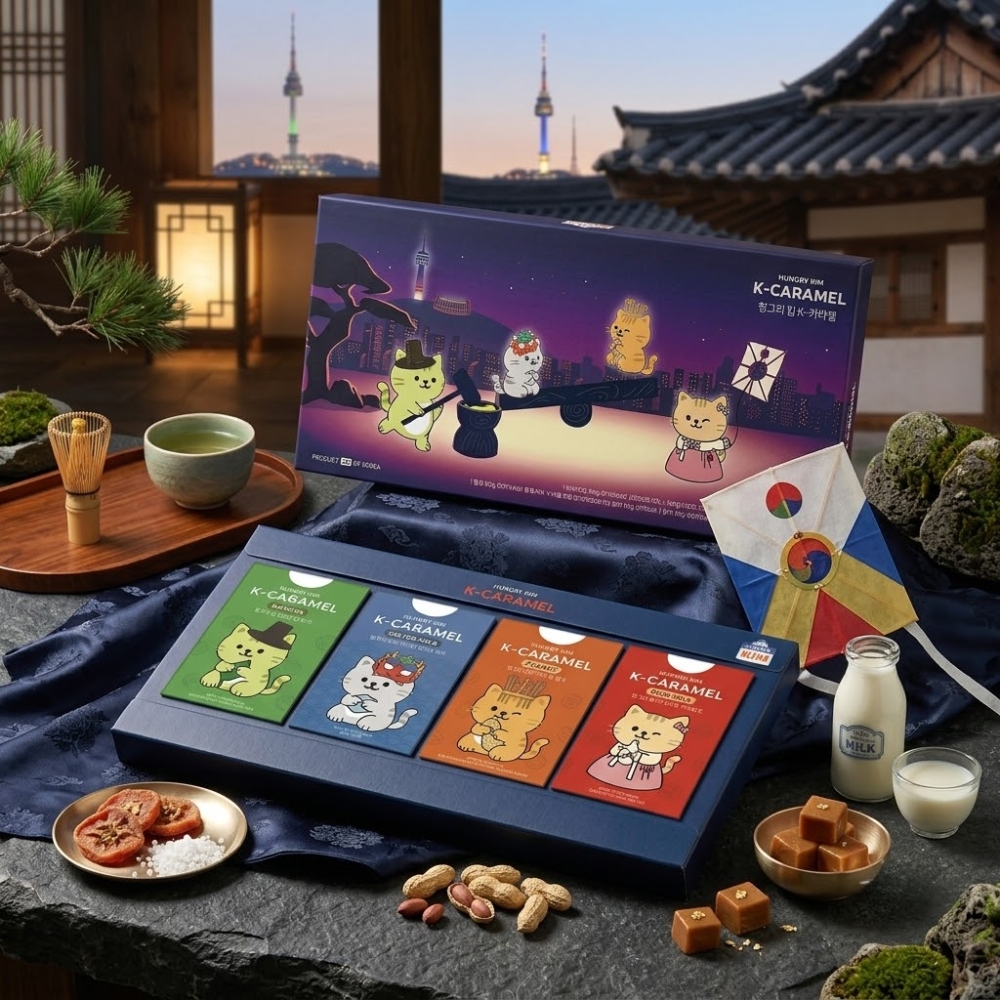 【当日出荷】ハングリーキム K-キャラメル 4種のアソートボックス