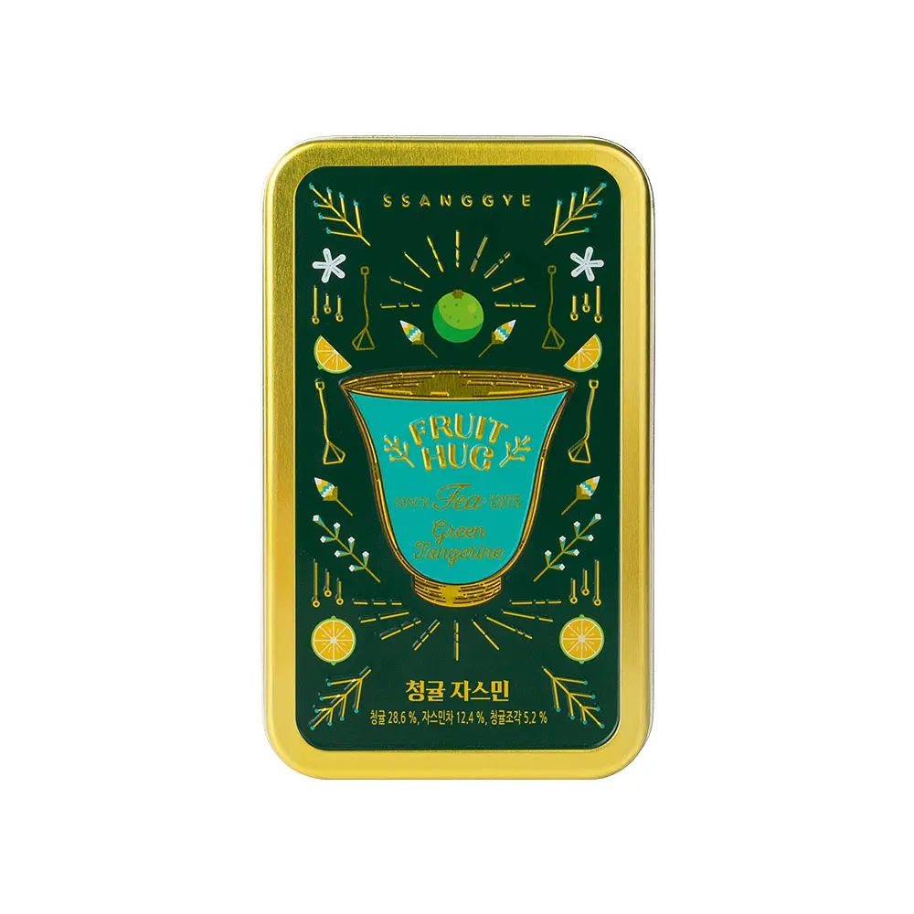 【双渓名茶】フルーツハグティー 缶 青みかんジャスミン