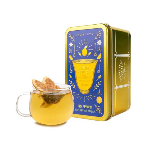 【双渓名茶】フルーツハグティー 缶 レモンカモミール